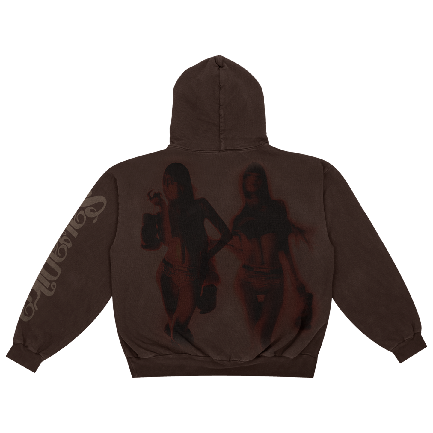 SAWADIKA BROWN PULLOVER HOODIE