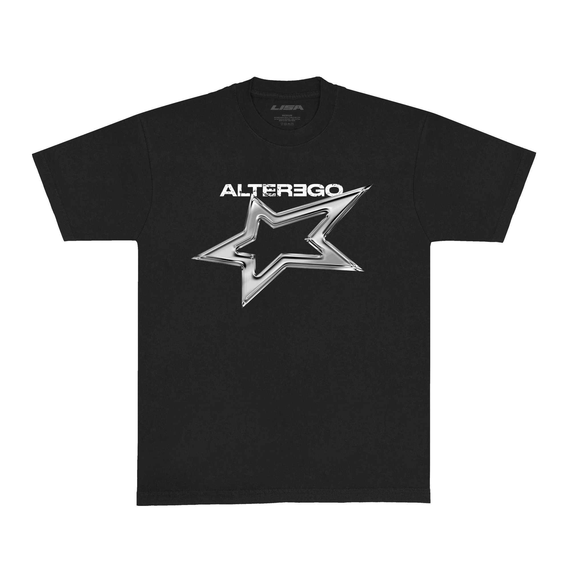 Lisa popup tokyo ALTEREGO STAR TEE Tシャツ Alter Ego Tee – Lisa AU