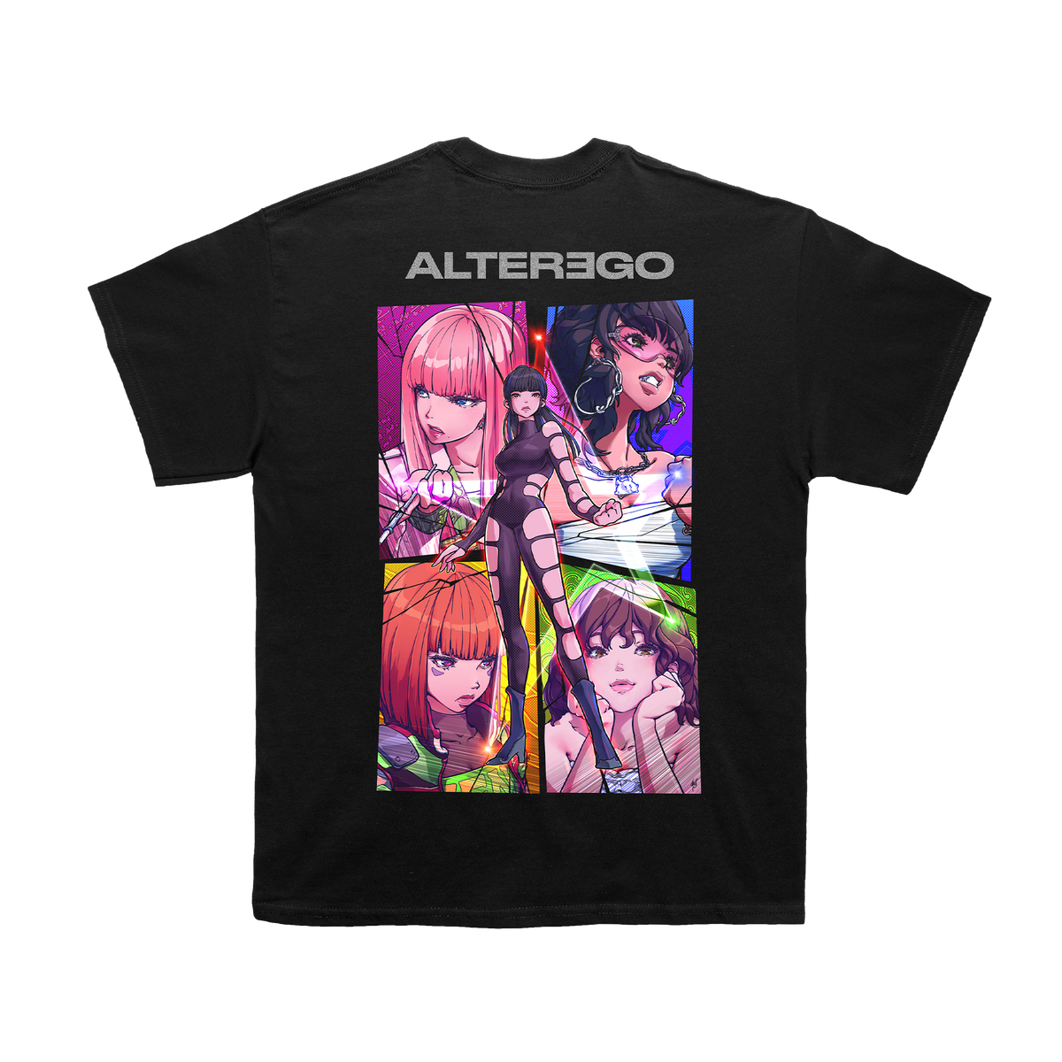 Alter Ego Comic Collage Tee